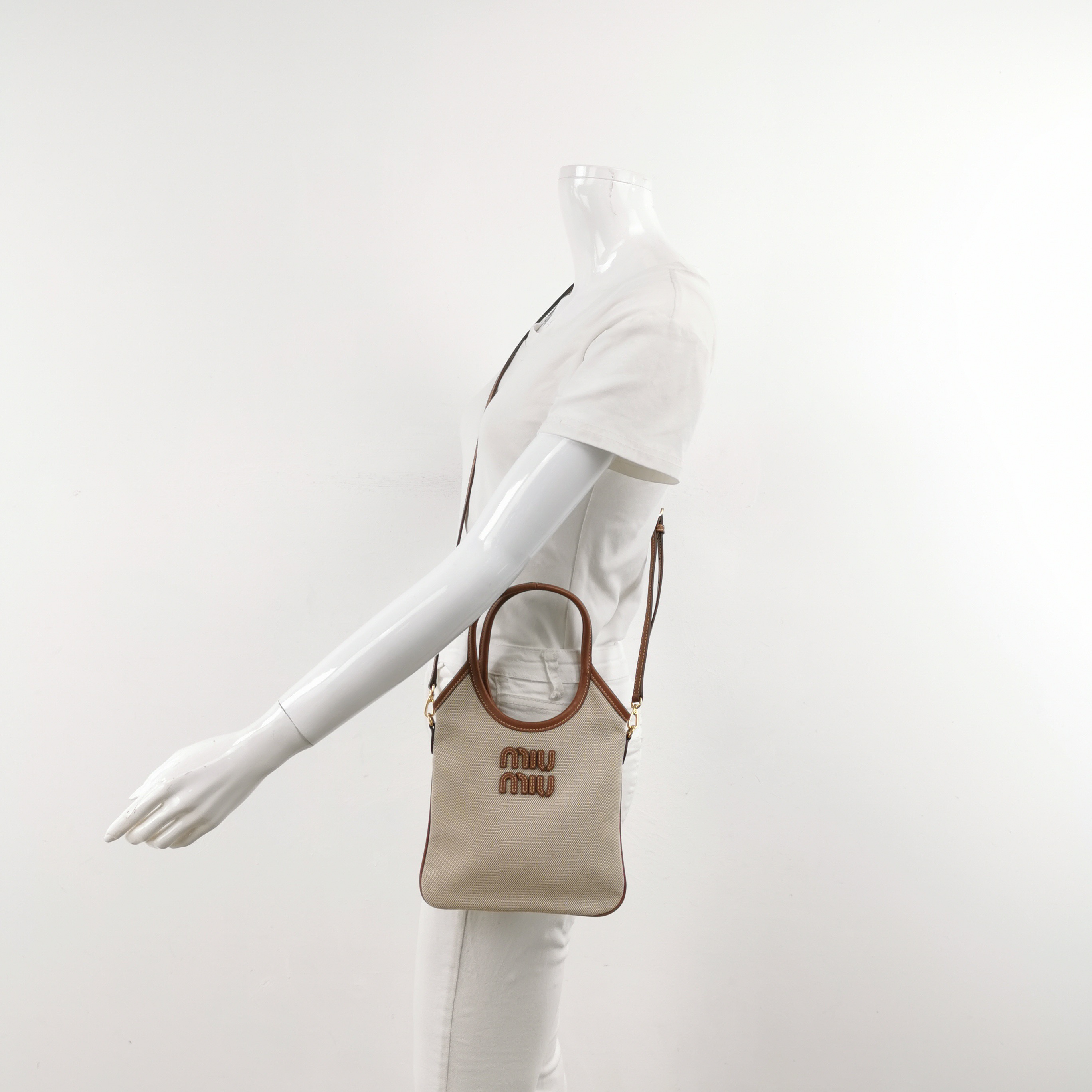 Miu Miu Ivy Hobo Bag Leather Mini — alternate view