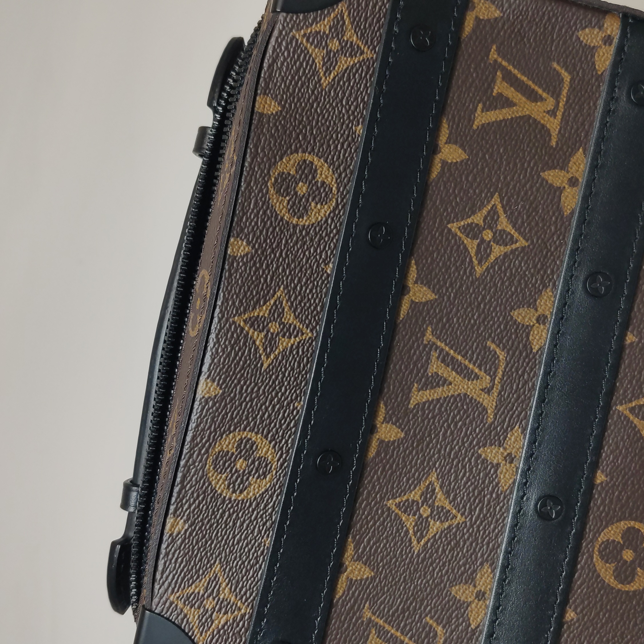 Louis Vuitton(LV) Handle Soft Trunk Bag Macassar Monogram Canvas — photo 13 of 15