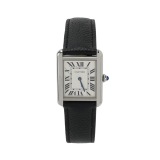 Cartier Tank Solo Quartz Watch Stainless Steel and Alligator 24 — thumbnail 1