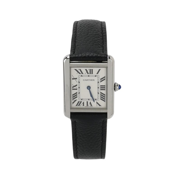 Cartier Tank Solo Quartz Watch Stainless Steel and Alligator 24 — pre-owned, Vierlot