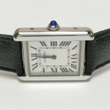 Cartier Tank Solo Quartz Watch Stainless Steel and Alligator 24 — thumbnail 4