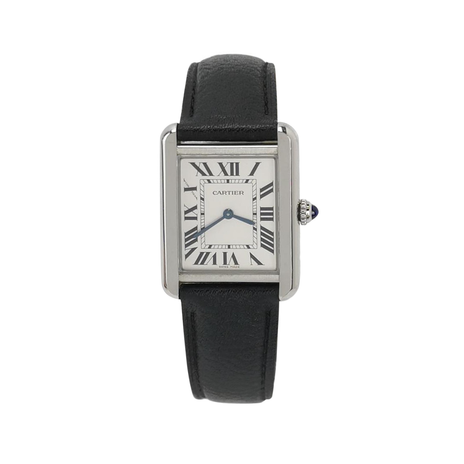 Cartier Tank Solo Quartz Watch Stainless Steel and Leather 24 — photo 1 of 8