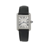 Cartier Tank Solo Quartz Watch Stainless Steel and Leather 24 — thumbnail 1