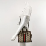 Gucci Ophidia Top Handle Tote GG Coated Canvas Small — thumbnail 2