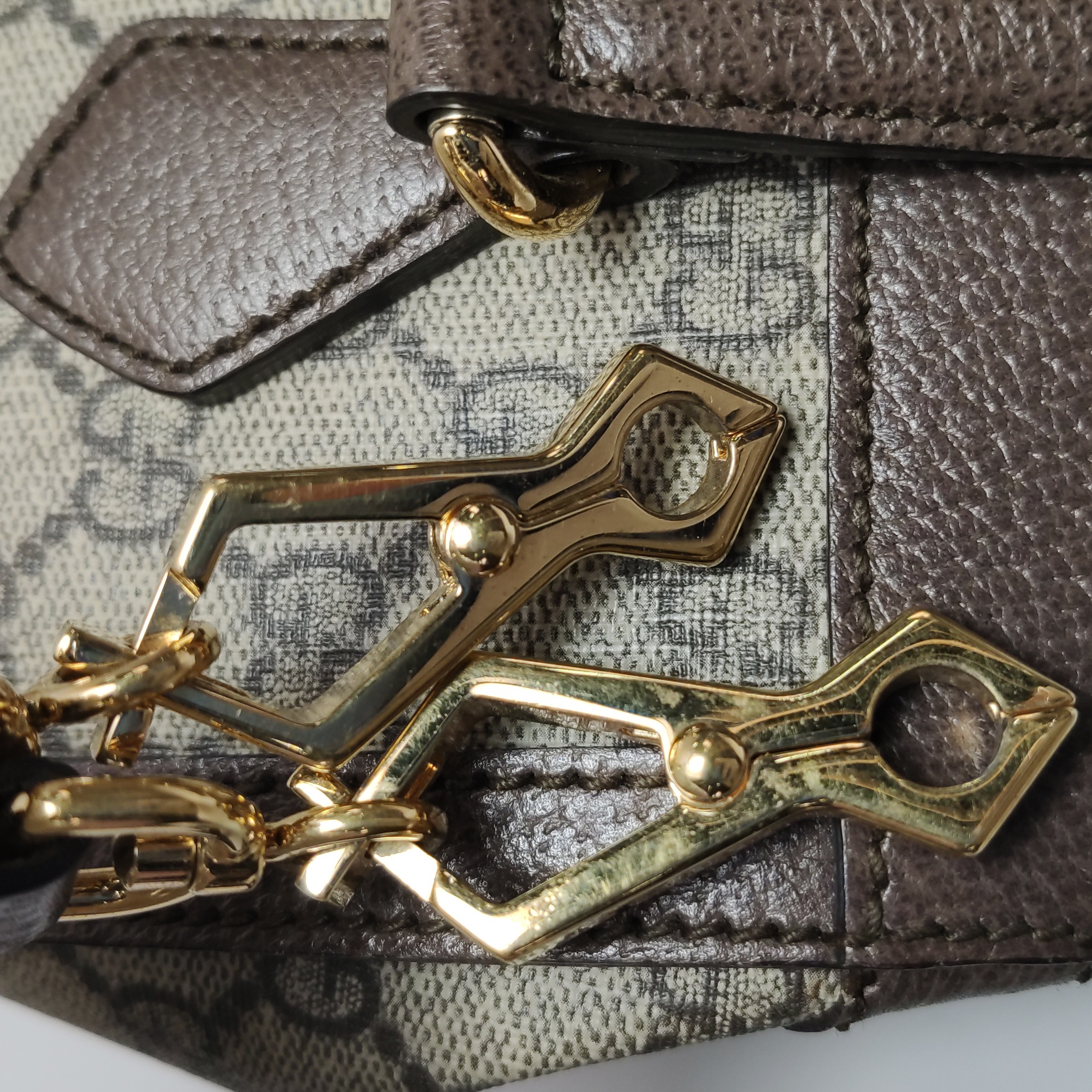 Gucci Ophidia Top Handle Tote GG Coated Canvas Small — photo 11 of 13