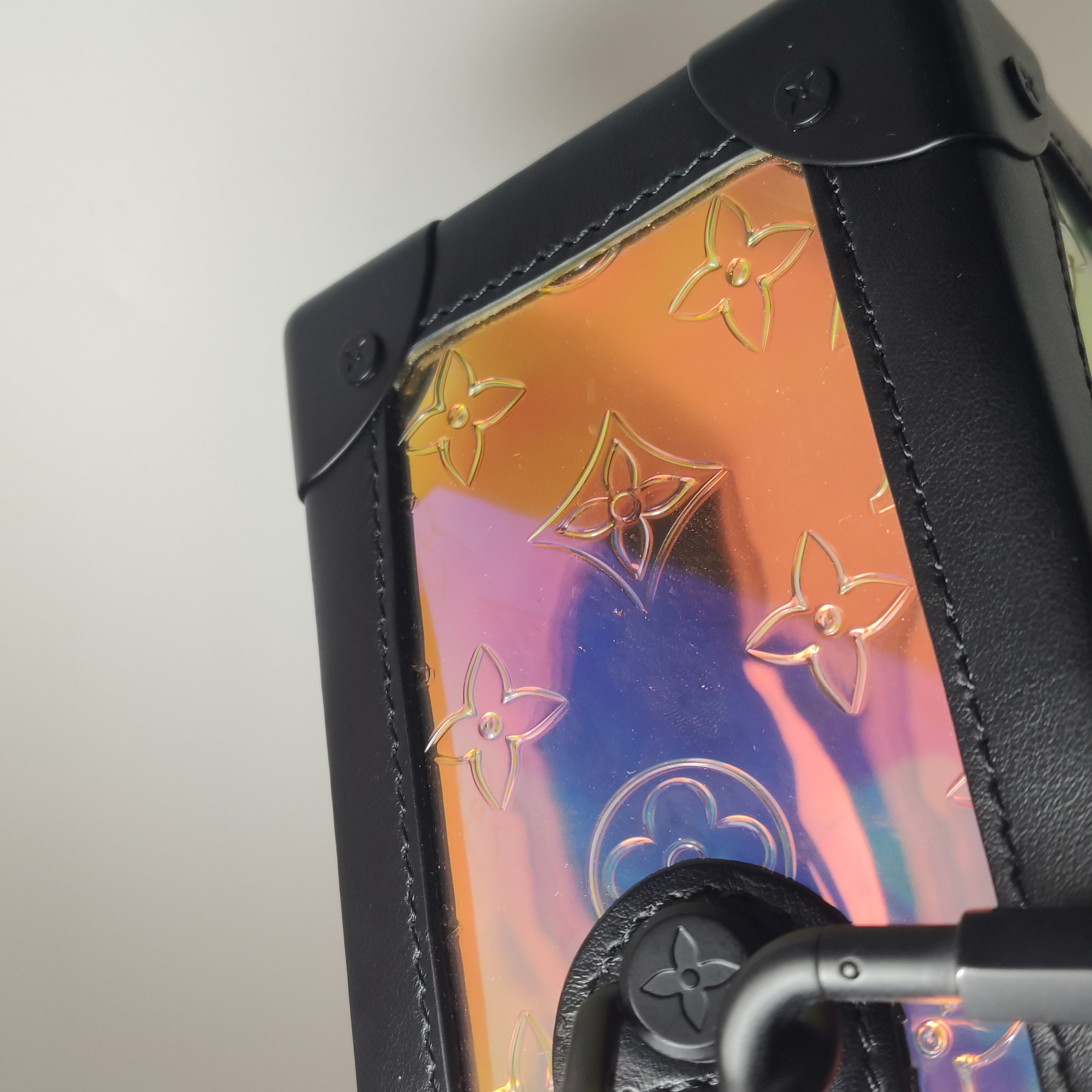 Louis Vuitton(LV) Soft Trunk Bag Limited Edition Dark Monogram Prism PVC — photo 13 of 15