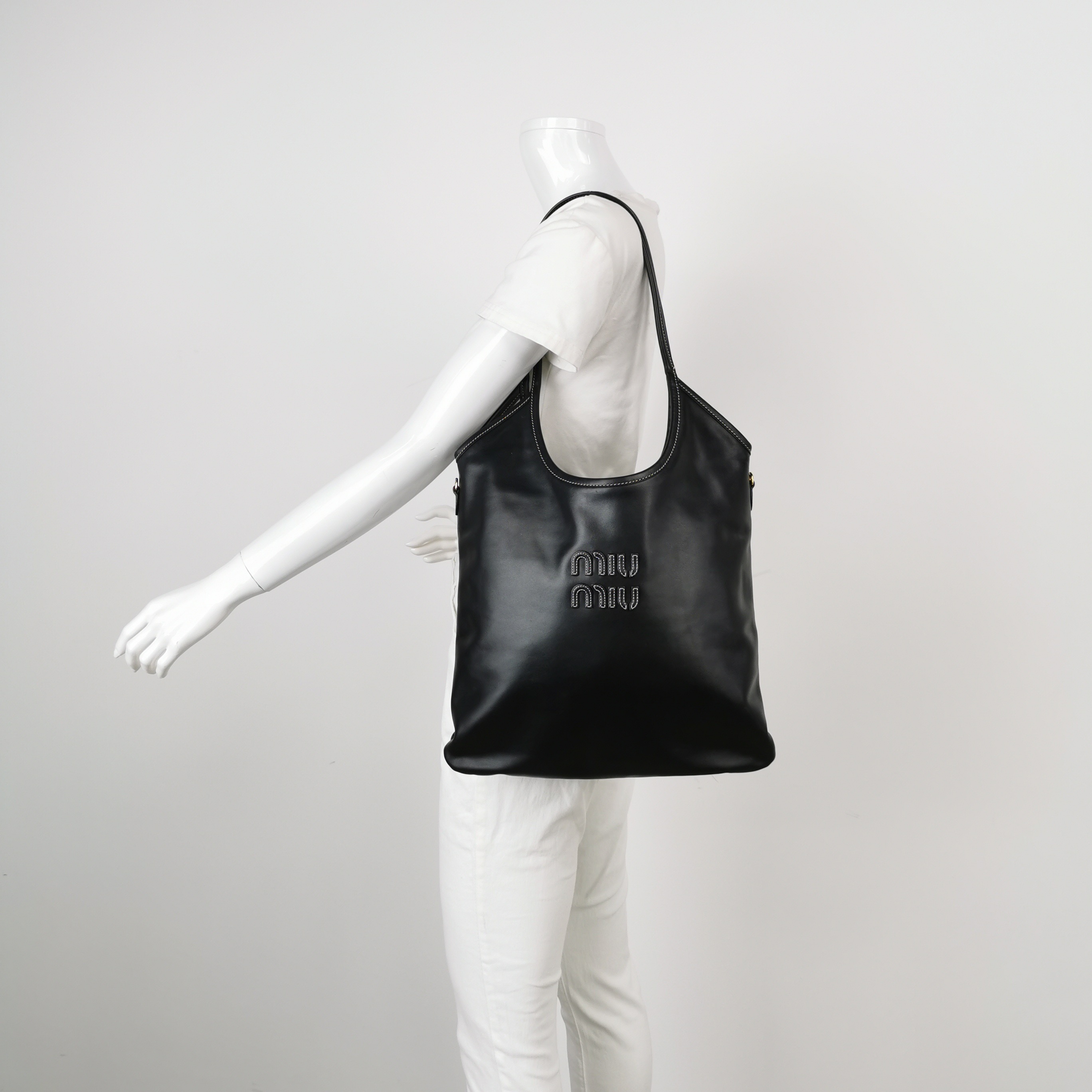 Miu Miu Ivy Hobo Bag Leather — alternate view