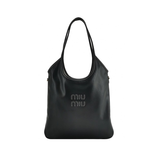 Miu Miu Ivy Hobo Bag Leather — pre-owned, Vierlot