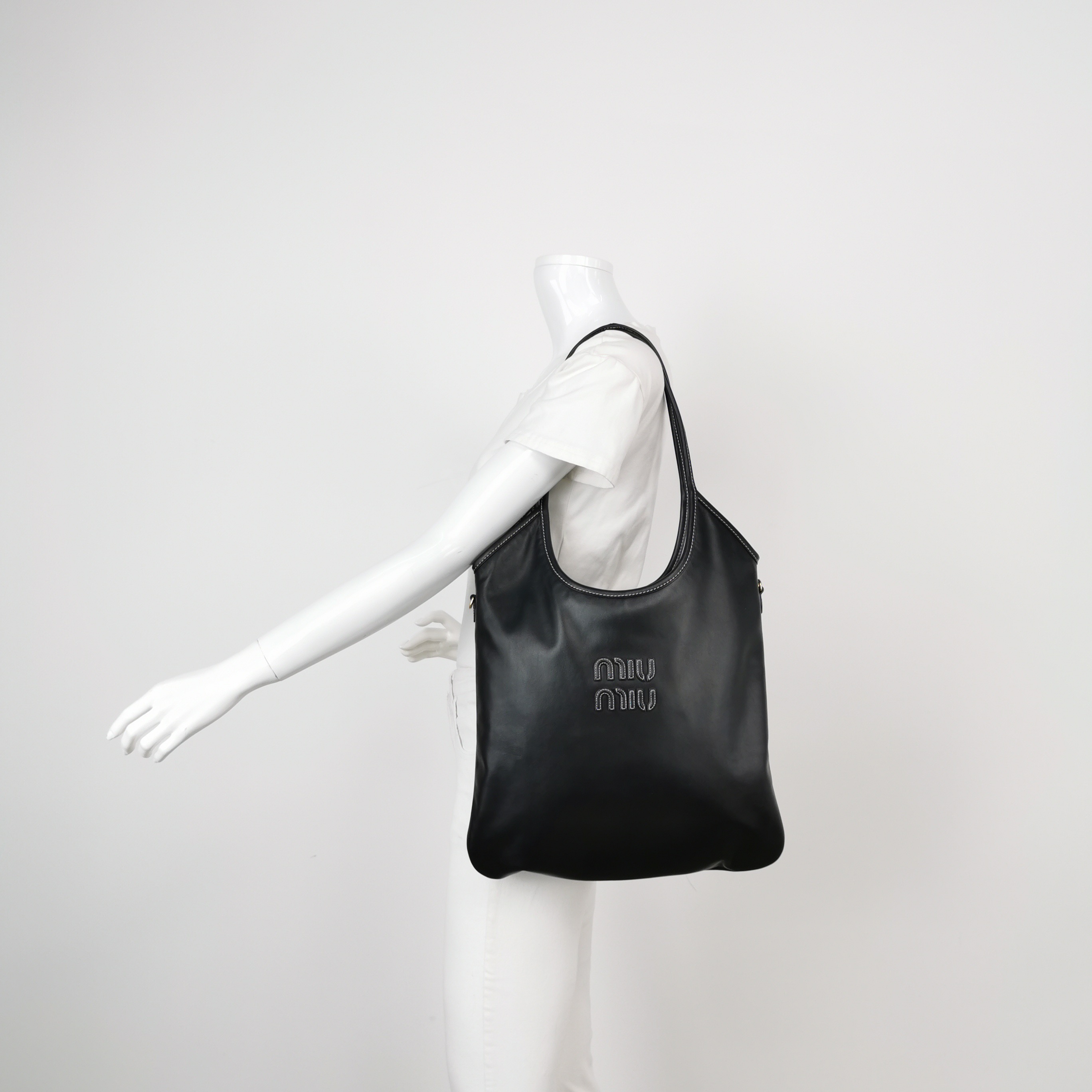 Miu Miu Ivy Hobo Bag Leather — alternate view