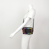 Louis Vuitton(LV) Soft Trunk Bag Rainbow Taiga Leather Mini — thumbnail 2