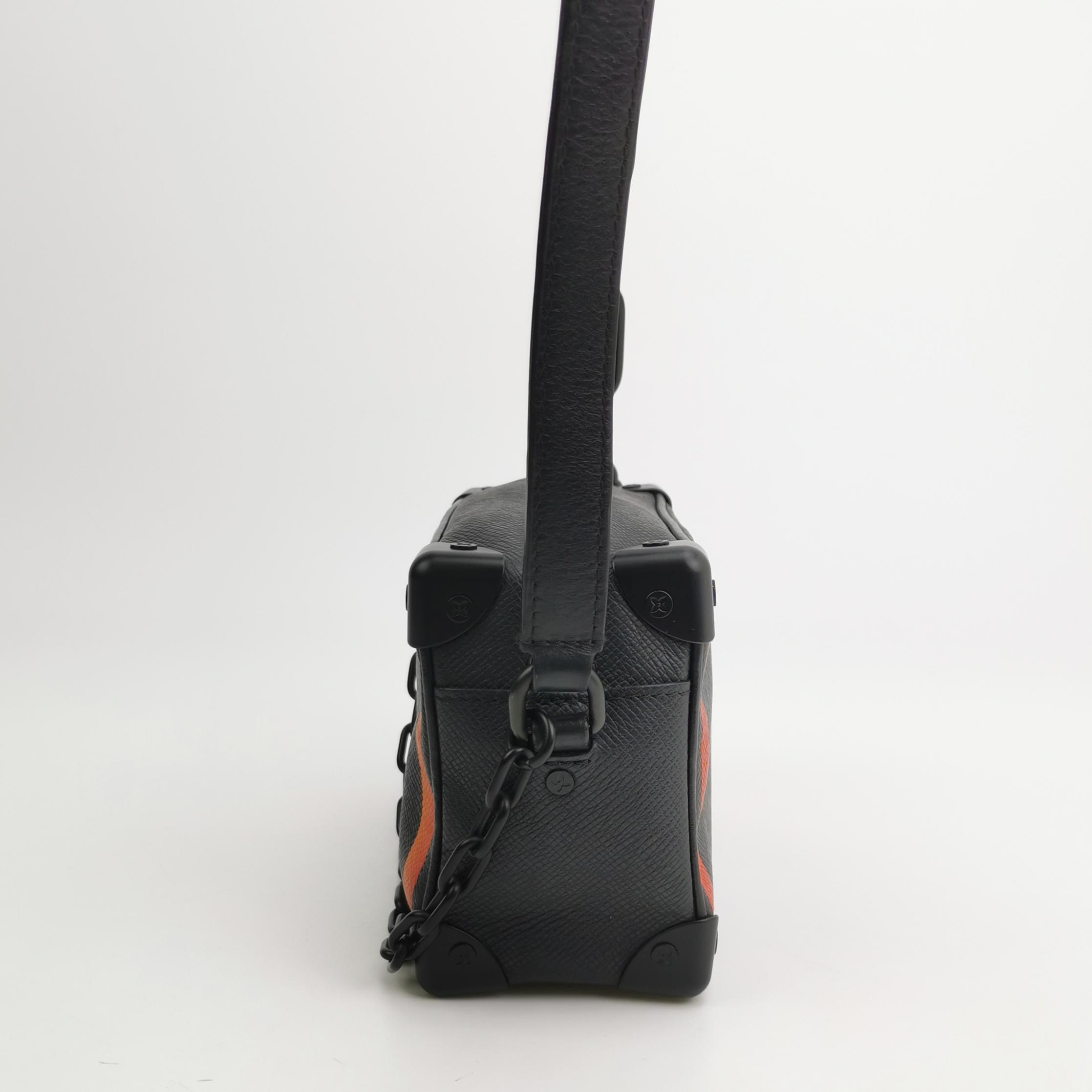 Louis Vuitton(LV) Soft Trunk Bag Rainbow Taiga Leather Mini — photo 5 of 15
