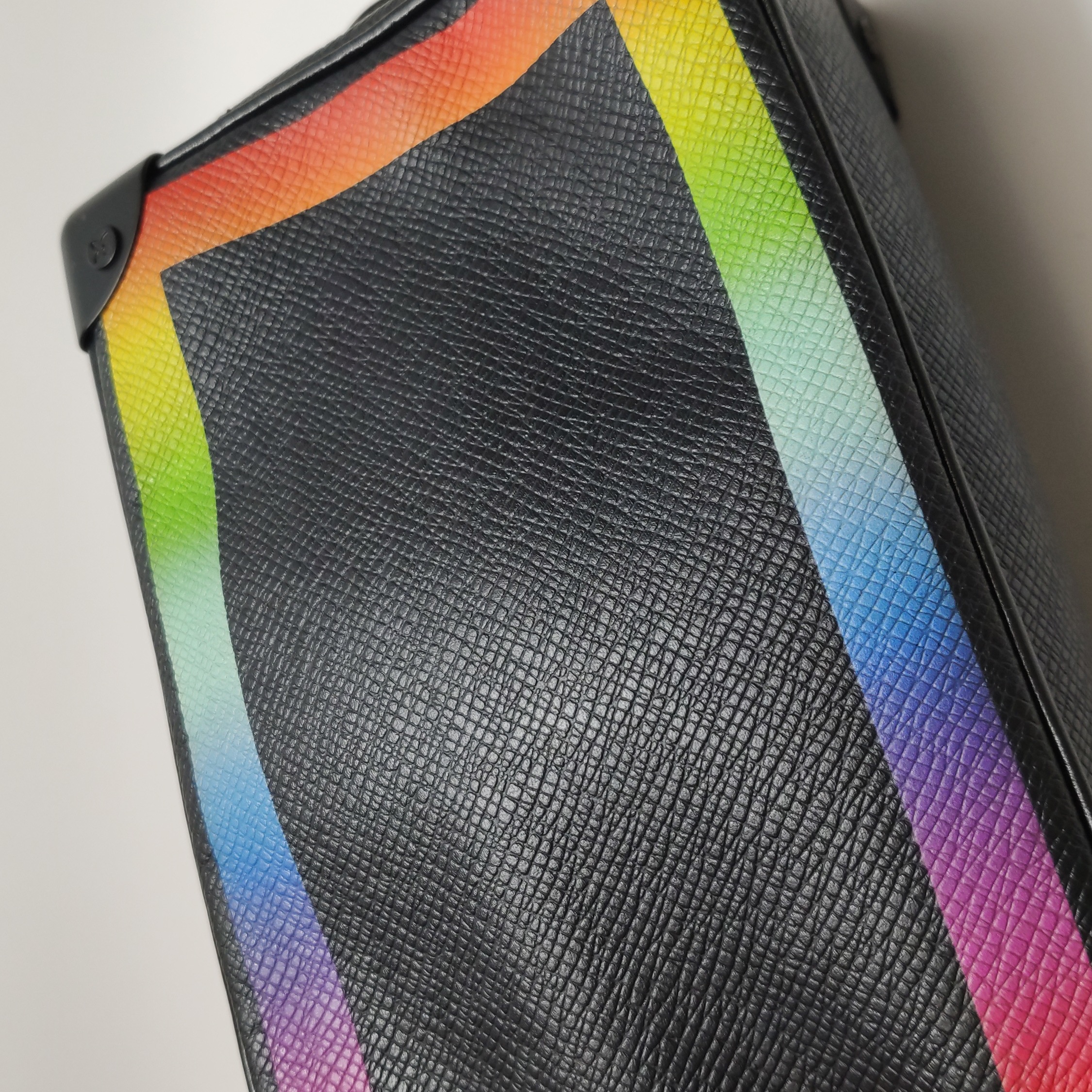 Louis Vuitton(LV) Soft Trunk Bag Rainbow Taiga Leather Mini — photo 14 of 15