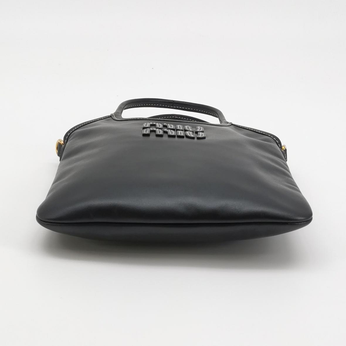 Miu Miu Ivy Hobo Bag Leather Mini — photo 6 of 14