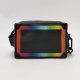 Louis Vuitton(LV) Soft Trunk Bag Rainbow Taiga Leather Mini — thumbnail 3