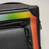 Louis Vuitton(LV) Soft Trunk Bag Rainbow Taiga Leather Mini — thumbnail 11