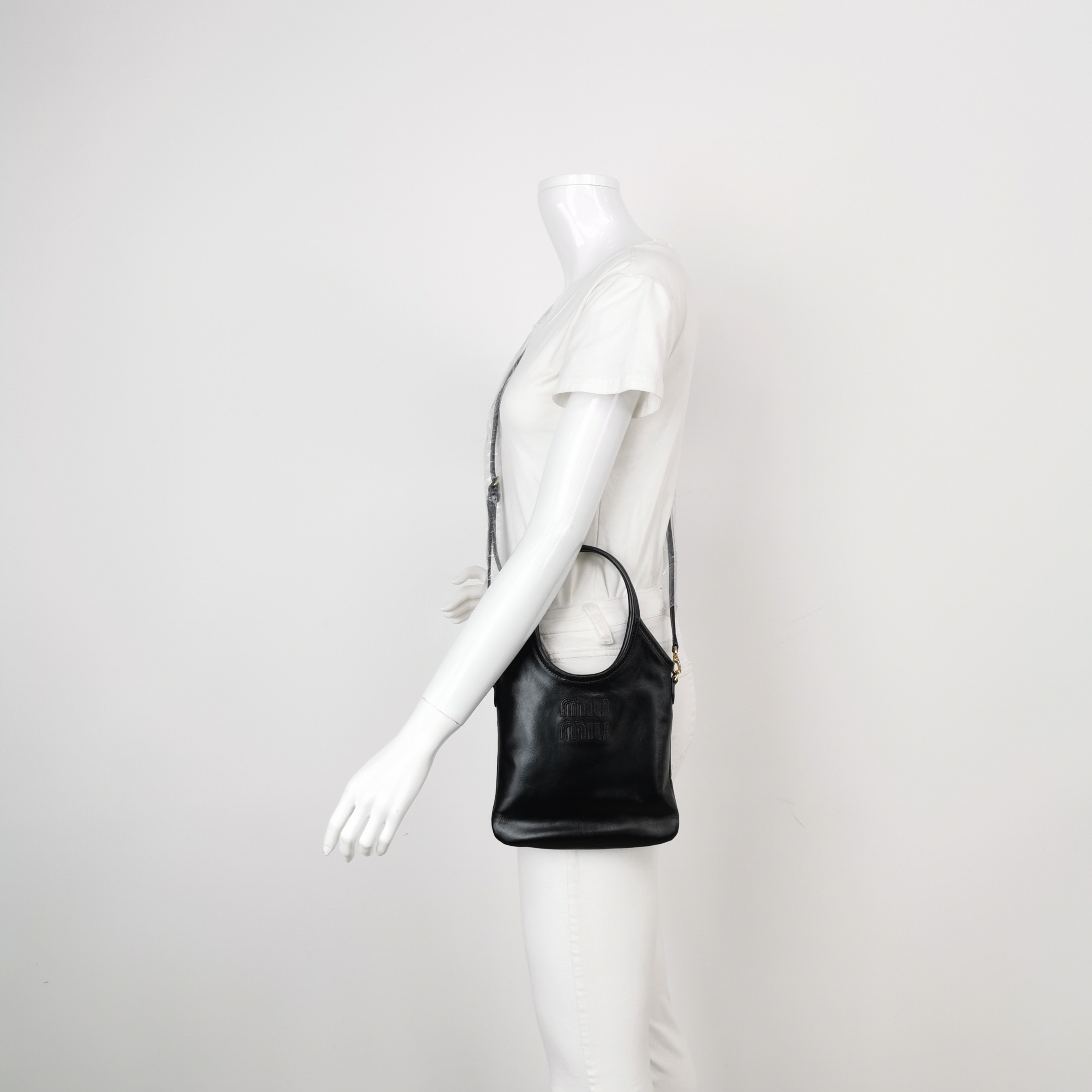Miu Miu Ivy Hobo Bag Leather Mini — alternate view