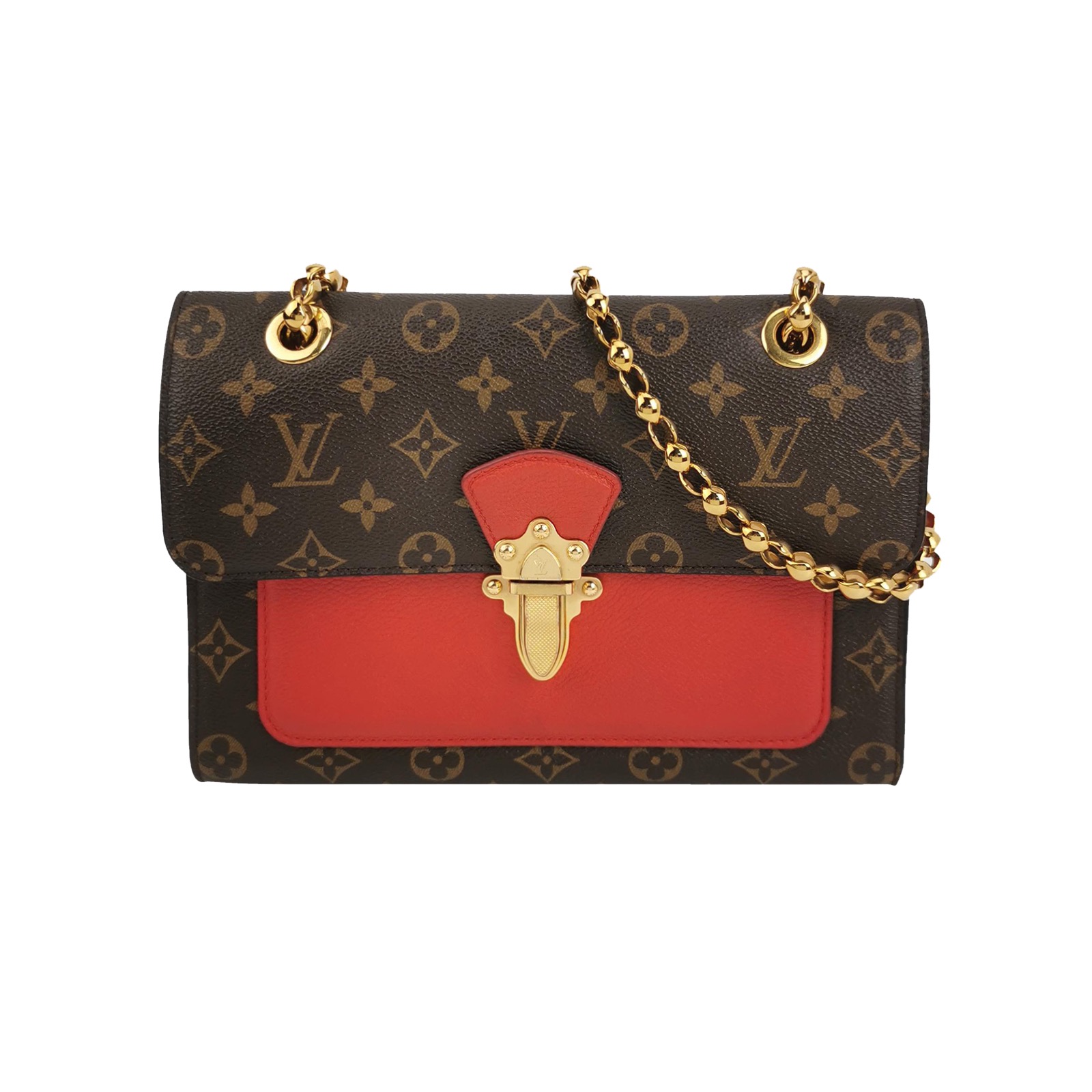 Louis Vuitton(LV) Victoire Handbag Monogram Canvas and Leather