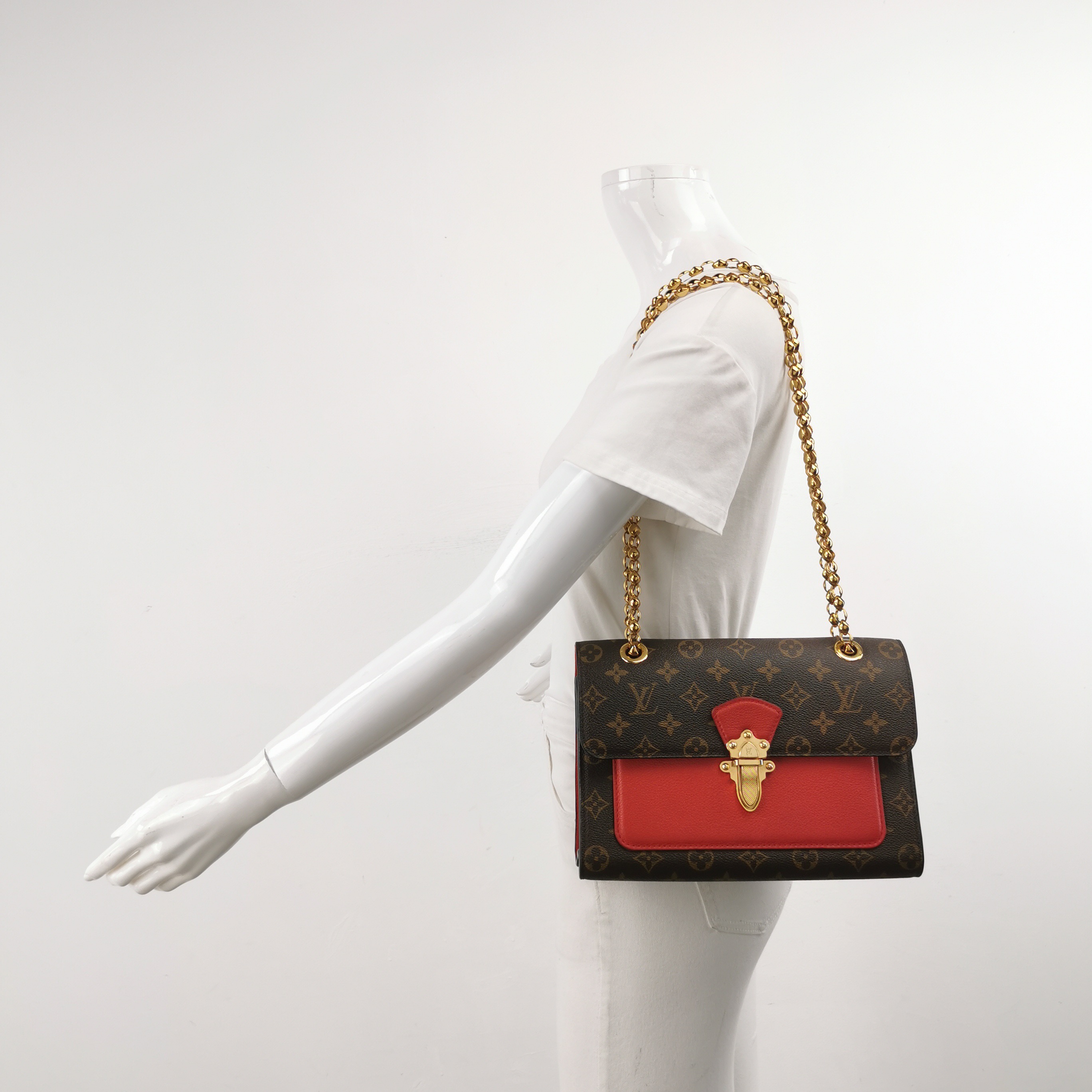 Louis Vuitton(LV) Victoire Handbag Monogram Canvas and Leather — alternate view