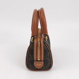 Celine Boston Bag Triomphe Coated Canvas Mini — thumbnail 3