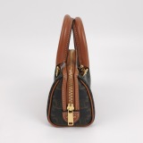 Celine Boston Bag Triomphe Coated Canvas Mini — thumbnail 4