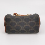 Celine Boston Bag Triomphe Coated Canvas Mini — thumbnail 6