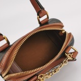 Celine Boston Bag Triomphe Coated Canvas Mini — thumbnail 8