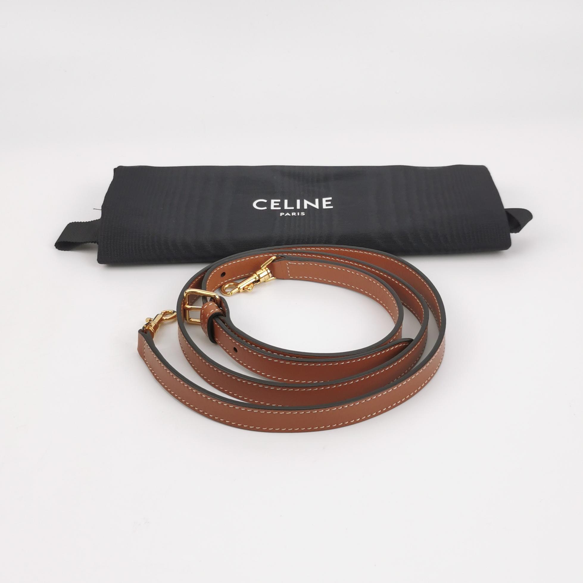 Celine Boston Bag Triomphe Coated Canvas Mini — photo 7 of 11