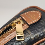 Celine Boston Bag Triomphe Coated Canvas Mini — thumbnail 9