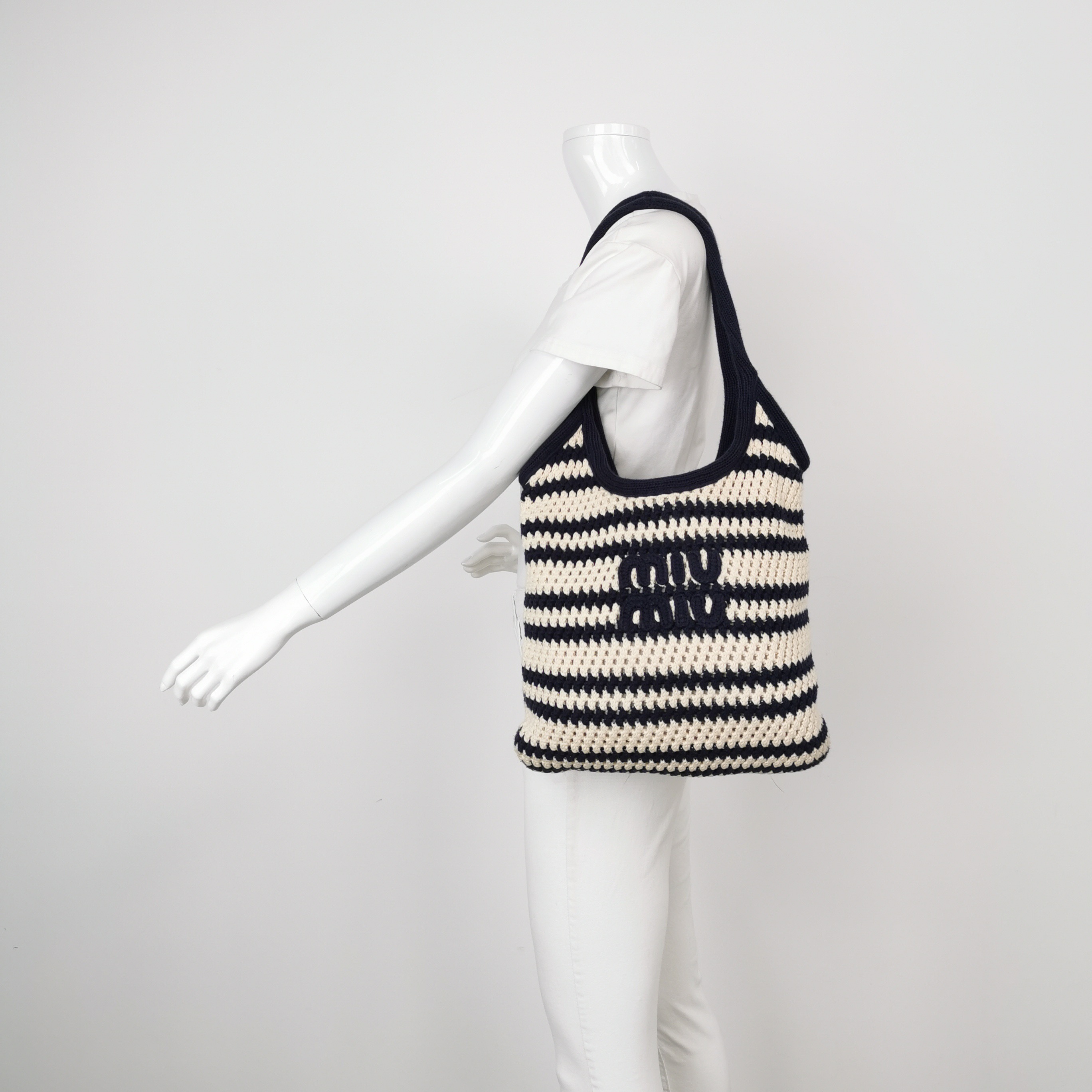 Miu Miu Ivy Hobo Bag Crochet Tall — alternate view