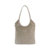 Miu Miu Ivy Hobo Bag leather And Velvet — thumbnail 1