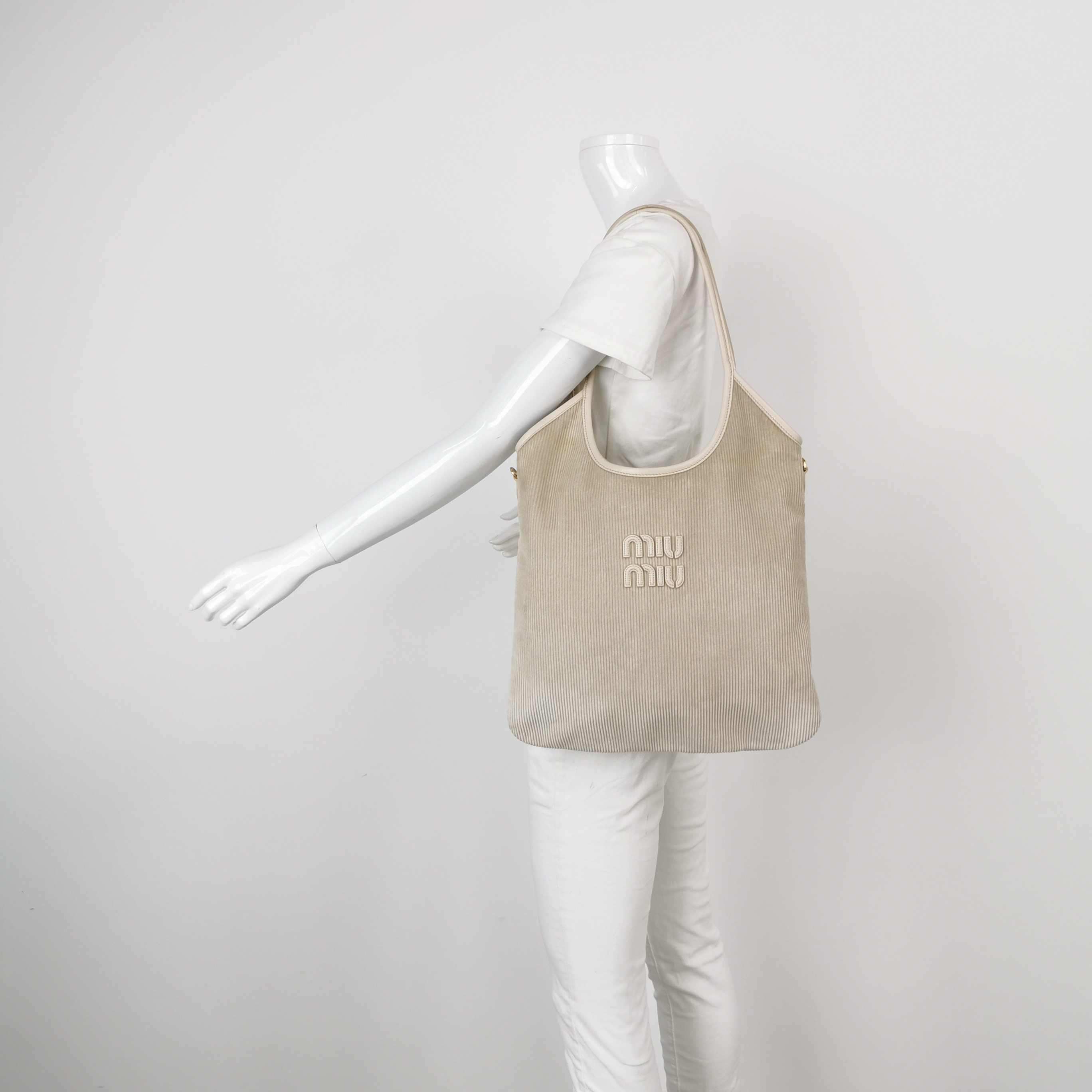 Miu Miu Ivy Hobo Bag leather And Velvet — alternate view
