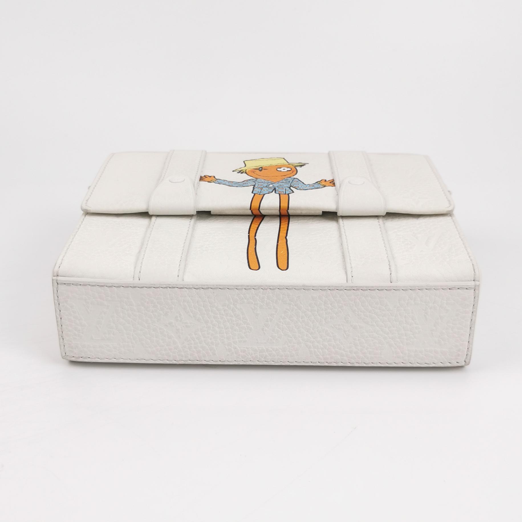 Louis Vuitton(LV) Flap Soft Trunk Messenger Bag LV Friends Printed Monogram Taurillon Leather — photo 6 of 15