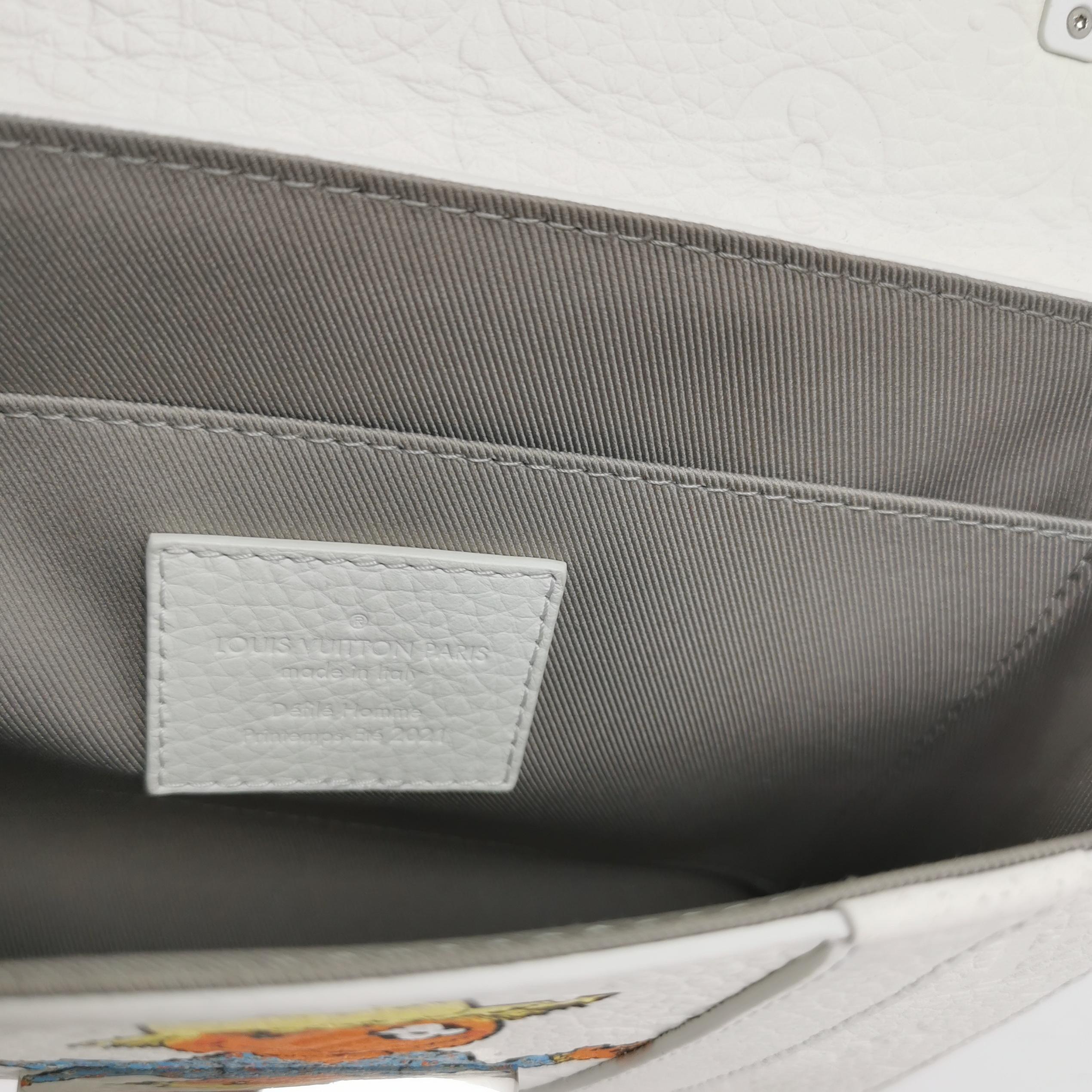 Louis Vuitton(LV) Flap Soft Trunk Messenger Bag LV Friends Printed Monogram Taurillon Leather — photo 8 of 15