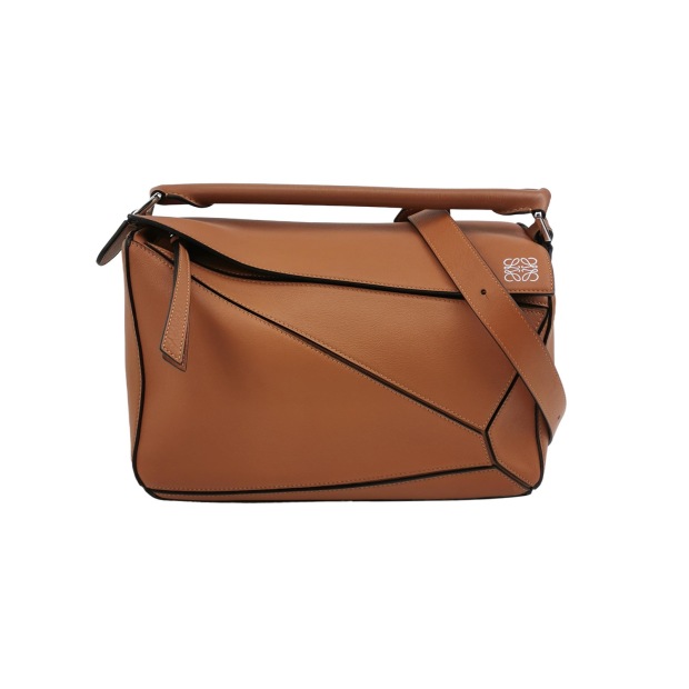Loewe Puzzle Bag Leather Medium — pre-owned, Vierlot