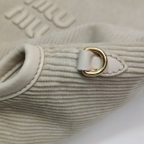 Miu Miu Ivy Hobo Bag leather And Velvet — thumbnail 11