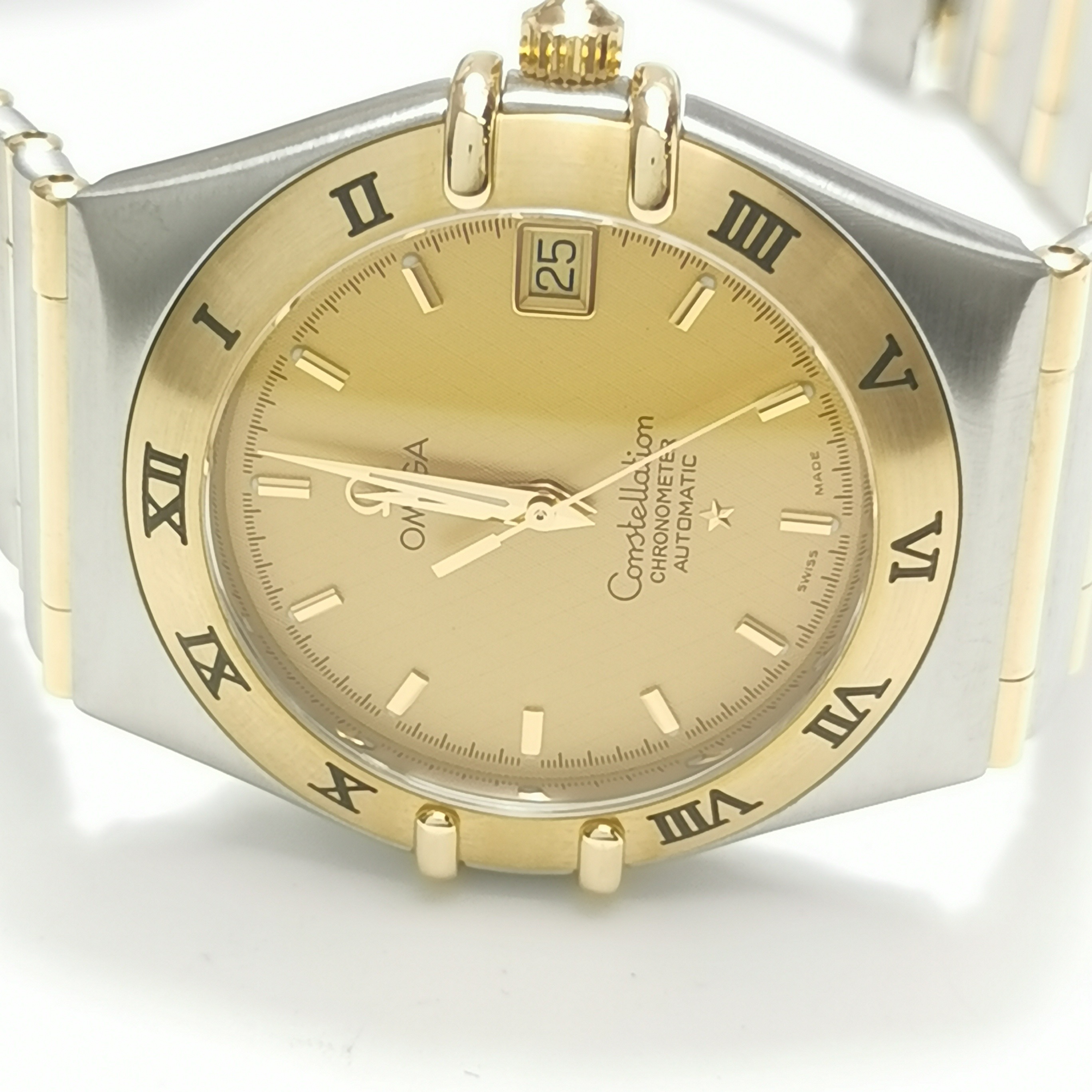 Omega Constellation Automatic Watch Stainless Steel and Yellow Gold 35 — photo 6 of 8