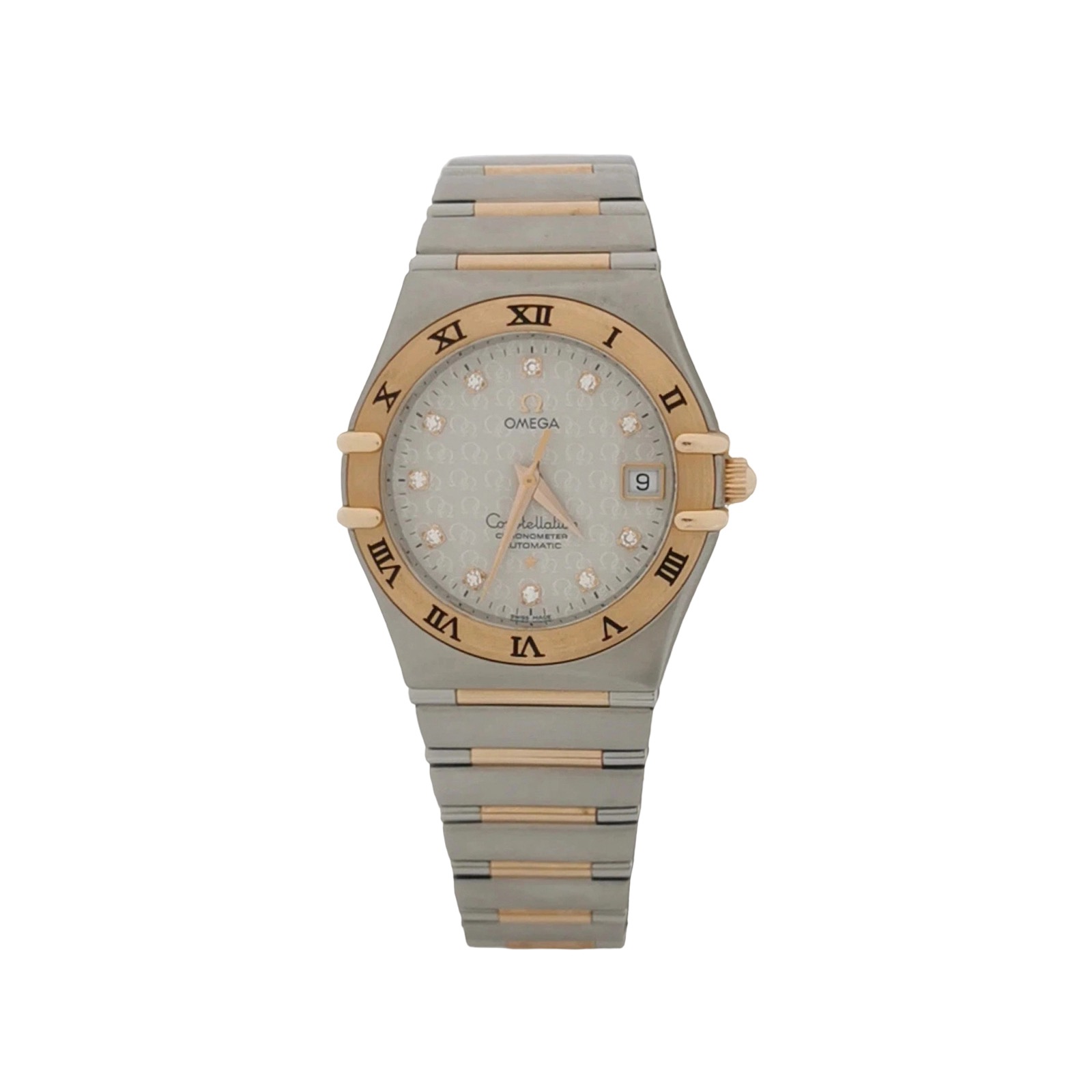 Omega Constellation Co-Axial Chronometer Automatic Watch Stainless Steel and Rose Gold with Diamond Markers and Numerals 35 — photo 1 of 9