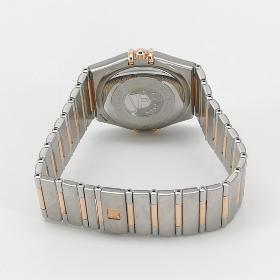 Omega Constellation Co-Axial Chronometer Automatic Watch Stainless Steel and Rose Gold with Diamond Markers and Numerals 35 — photo 3 of 9