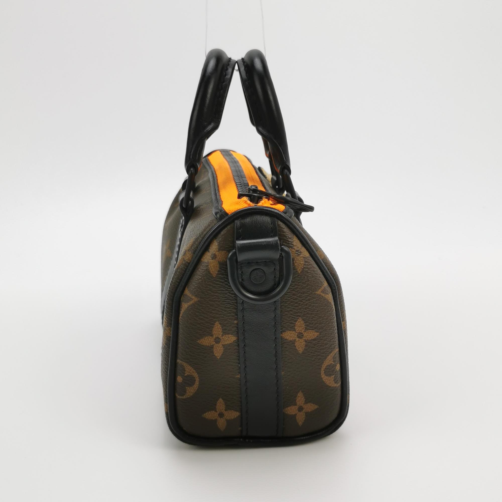 Louis Vuitton(LV) Keepall Bandouliere Bag Monogram Canvas with LV Friends Patch XS