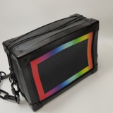 Louis Vuitton(LV) Soft Trunk Bag Rainbow Taiga Leather — thumbnail 16
