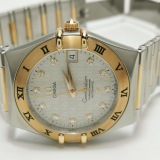 Omega Constellation Co-Axial Chronometer Automatic Watch Stainless Steel and Rose Gold with Diamond Markers and Numerals 35 — thumbnail 6