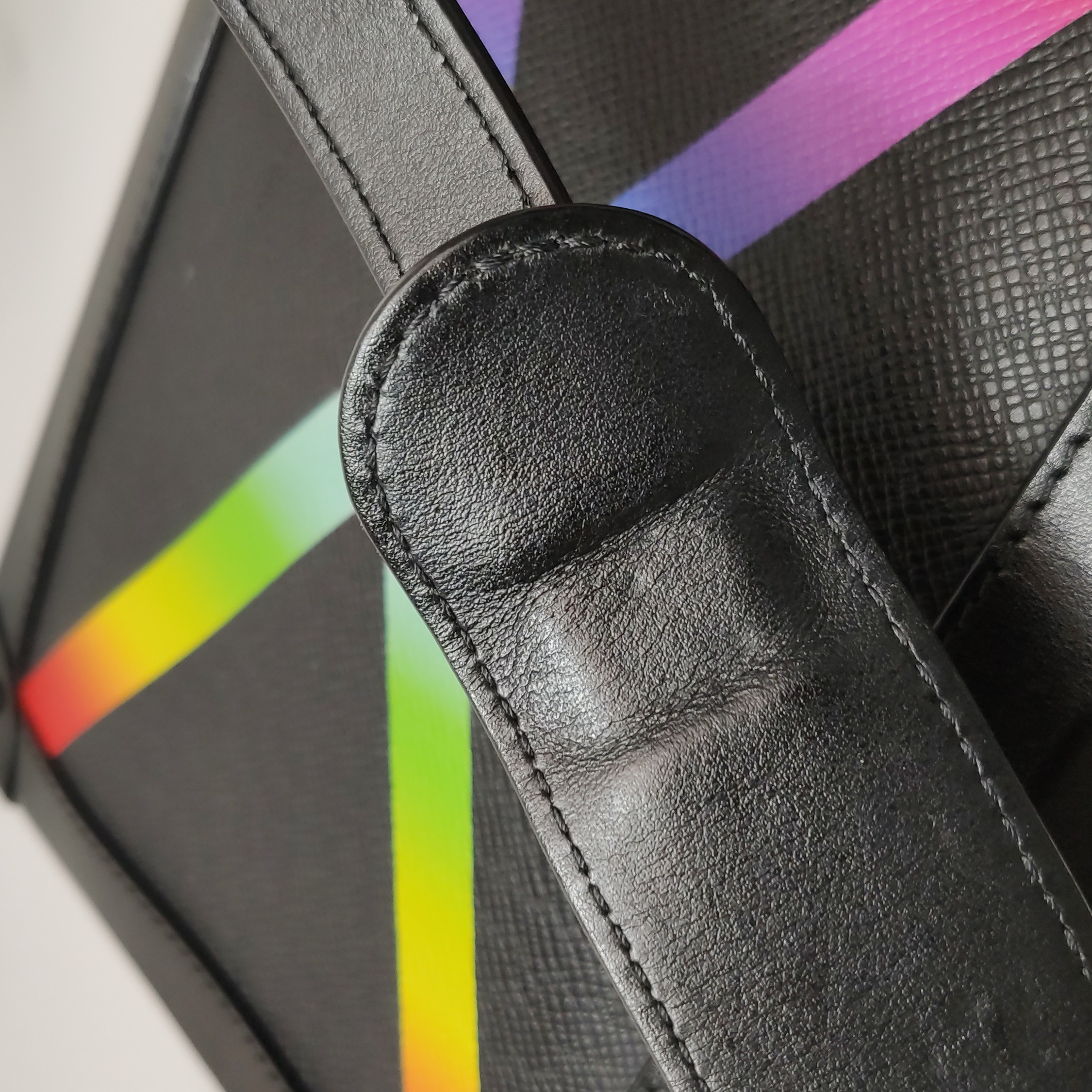 Louis Vuitton(LV) Soft Trunk Bag Rainbow Taiga Leather — photo 15 of 16