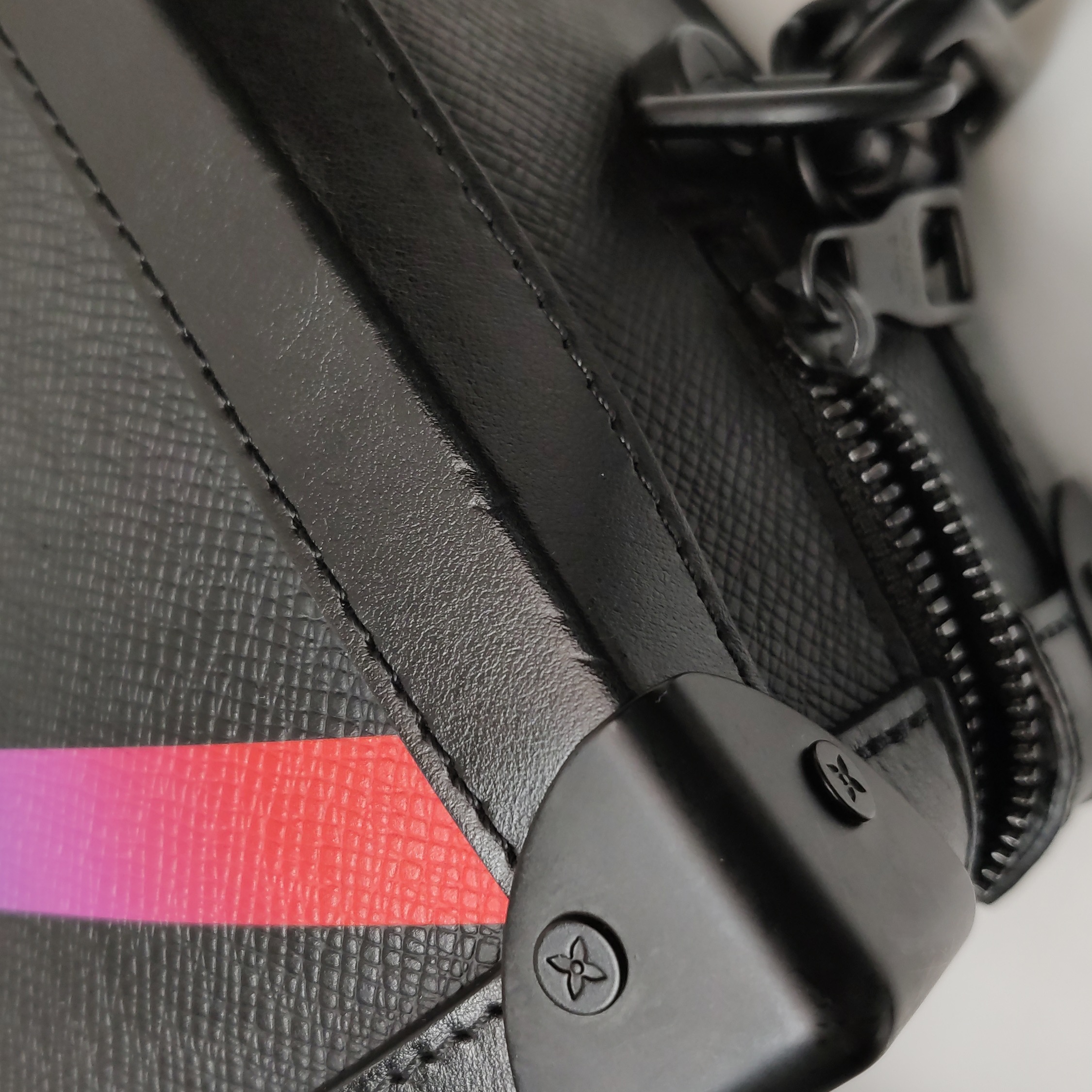 Louis Vuitton(LV) Soft Trunk Bag Rainbow Taiga Leather — photo 10 of 16