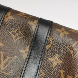 Louis Vuitton(LV) Keepall Bandouliere Bag Monogram Canvas with LV Friends Patch XS — thumbnail 8
