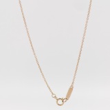 Tiffany & Co. Fleur de Lis Key Bar Pendant Necklace 18K Rose Gold and Diamonds — thumbnail 5