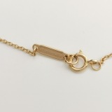 Tiffany & Co. Fleur de Lis Key Bar Pendant Necklace 18K Rose Gold and Diamonds — thumbnail 7