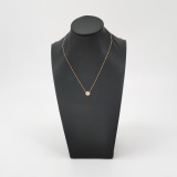 Cartier Cartier D'Amour Pendant Necklace 18K Rose Gold with Pave Diamonds — thumbnail 4