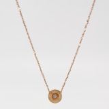 Cartier Cartier D'Amour Pendant Necklace 18K Rose Gold with Pave Diamonds — thumbnail 3