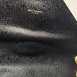 Saint Laurent(YSL) Classic Monogram Envelope Satchel Matelasse Chevron Leather Large — thumbnail 14