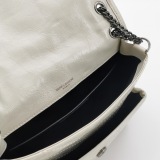 Saint Laurent(YSL) Niki Chain Flap Bag Matelasse Chevron Leather Small — thumbnail 7